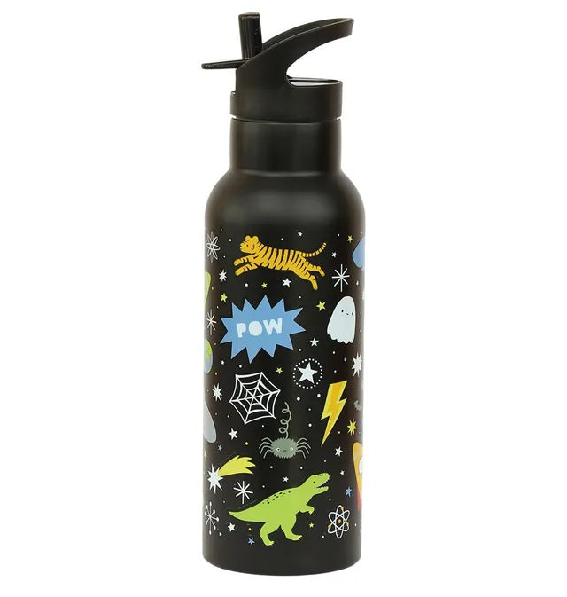 Buy A Little Lovely Company Stainless Steel Water Bottle Galaxy 500ml | Yallatoys.com