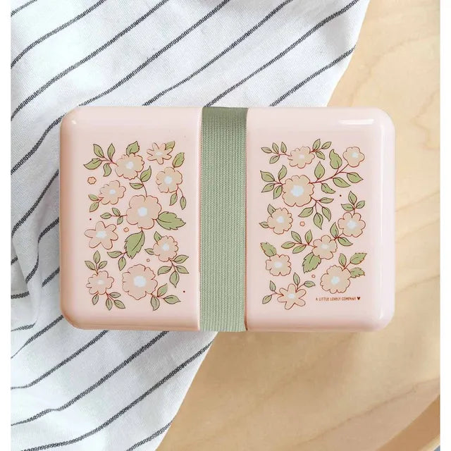 Buy A Little Lovely Company 1 Compartment Lunch Box Blossoms Pink | Yallatoys.com