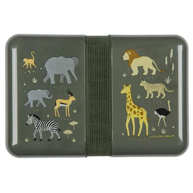 Buy A Little Lovely Company 1 Compartment Lunch Box Savanna | Yallatoys.com