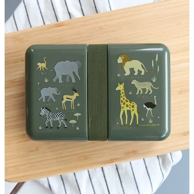 Buy A Little Lovely Company 1 Compartment Lunch Box Savanna | Yallatoys.com