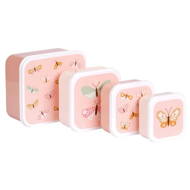 Buy A little Lovely Company Lunch And Snack Box Set Butterflies | Yallatoys.com
