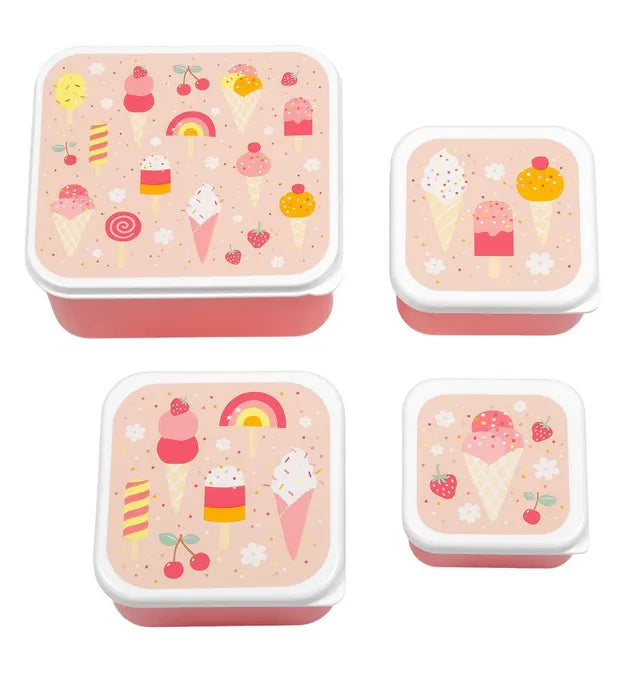 Buy A little Lovely Company Lunch And Snack Box Set Ice Cream | Yallatoys.com
