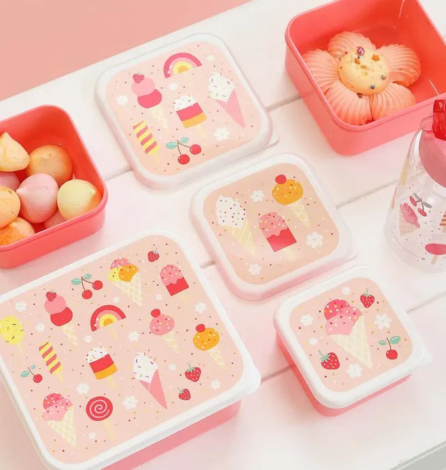 Buy A little Lovely Company Lunch And Snack Box Set Ice Cream | Yallatoys.com