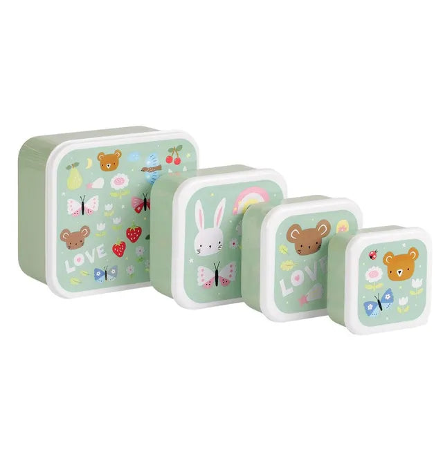 Buy A little Lovely Company Lunch And Snack Box Set Joy | Yallatoys.com