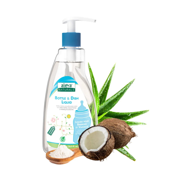 Aleva Naturals Bottle & Dish Liquid Fragrance Free 500 ml Aleva Naturals Yallatoys