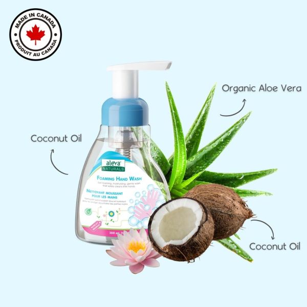 Aleva Naturals Foamimg Hand Wash Water Lily 300 ml Aleva Naturals Yallatoys