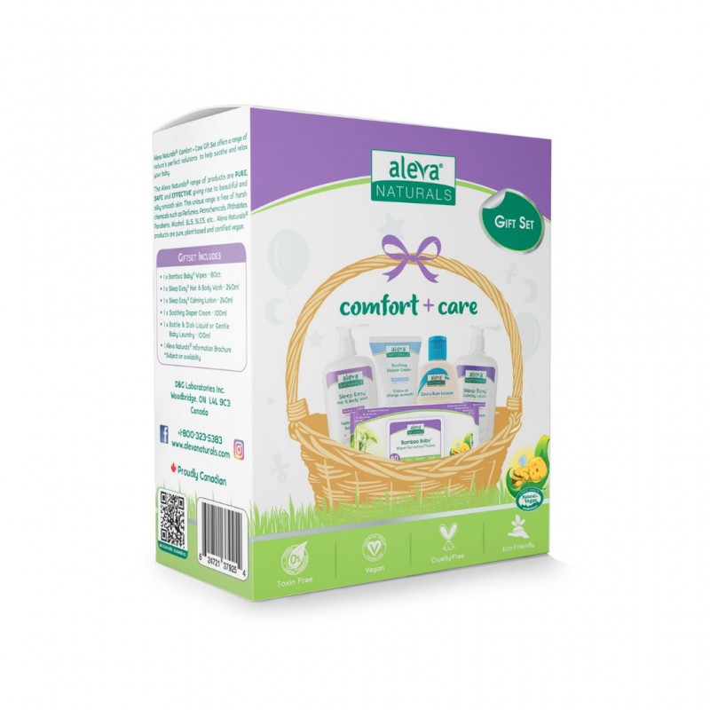Aleva Naturals Newborn Comfort Care Gift Set Aleva Naturals Yallatoys