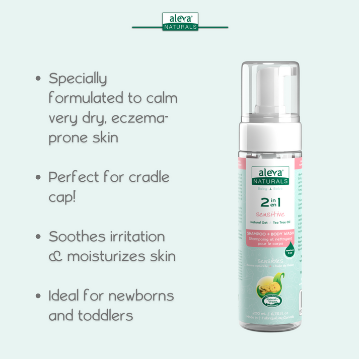 Aleva Naturals 2 in 1 Hair & Body Wash 200 ml Aleva Naturals Yallatoys