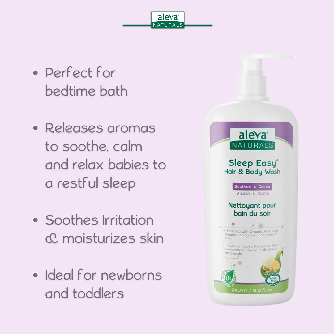 Aleva Naturals Sleep Easy Hair & Body Wash 240 ml Aleva Naturals Yallatoys