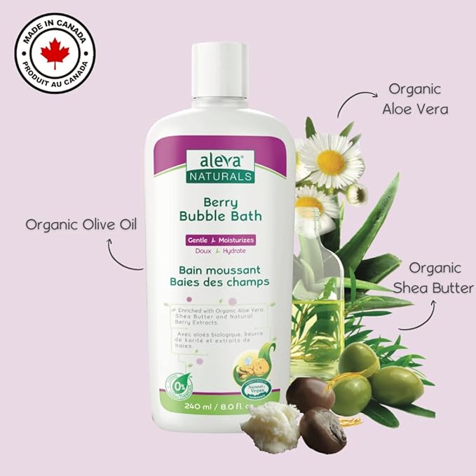 Aleva Naturals Berry Bubble Bath 240 ml Aleva Naturals Yallatoys