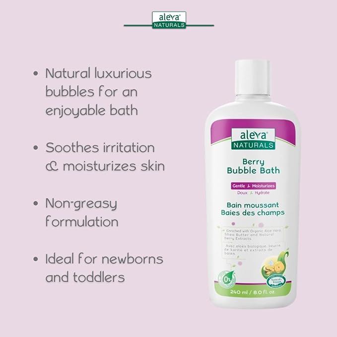 Aleva Naturals Berry Bubble Bath 240 ml Aleva Naturals Yallatoys