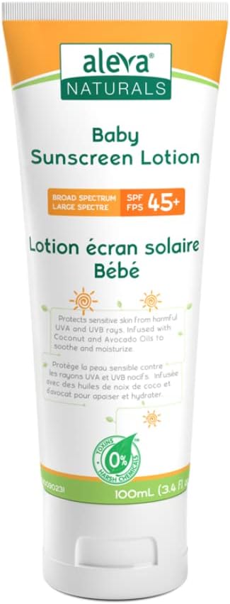 Aleva Naturals Baby Sunscreen SPF 45+ Lotion 100ml Aleva Naturals Yallatoys