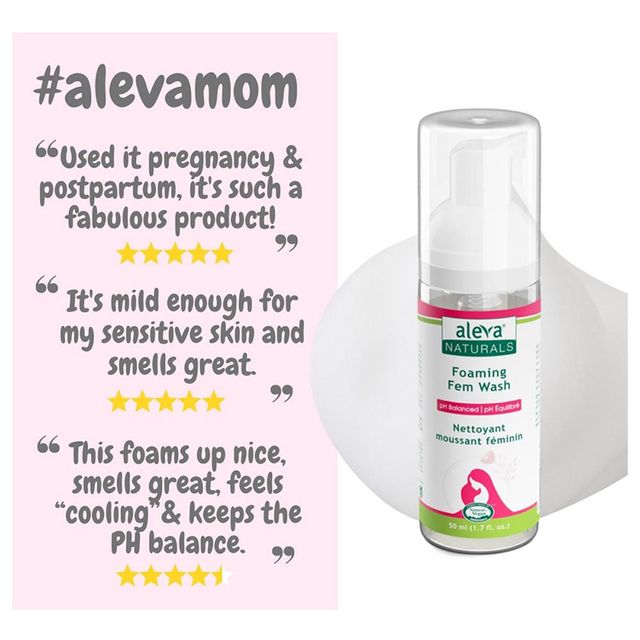 Aleva Naturals Maternal Care Foaming Fem Wash Travel Size 50ml Aleva Naturals Yallatoys