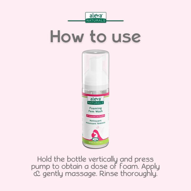 Aleva Naturals Maternal Care Foaming Fem Wash Travel Size 50ml Aleva Naturals Yallatoys