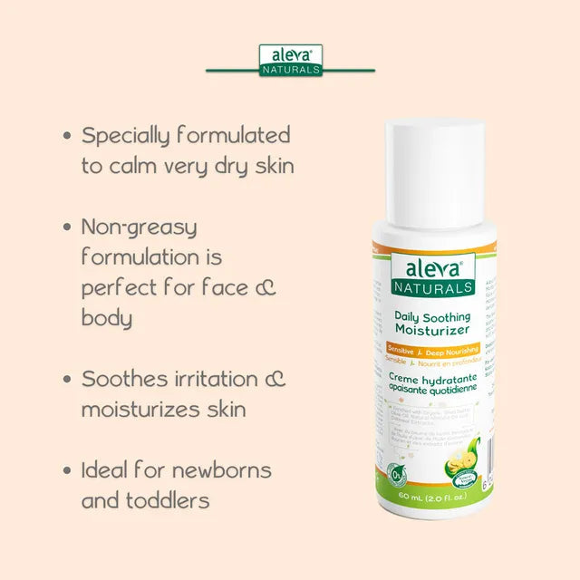 Aleva Naturals Daily Soothing Moisturizer Travel Size 60 ml Aleva Naturals Yallatoys