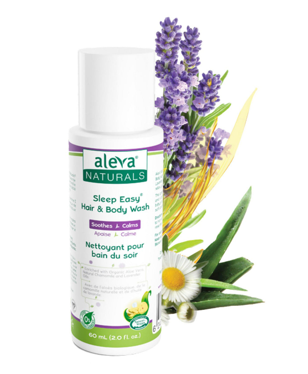 Aleva Naturals Sleep Easy Hair & Body Wash Travel Size 60 ml Aleva Naturals Yallatoys