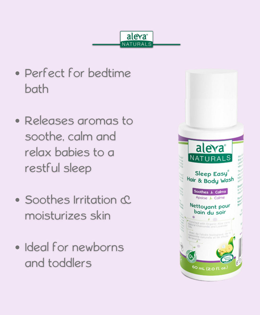 Aleva Naturals Sleep Easy Hair & Body Wash Travel Size 60 ml Aleva Naturals Yallatoys