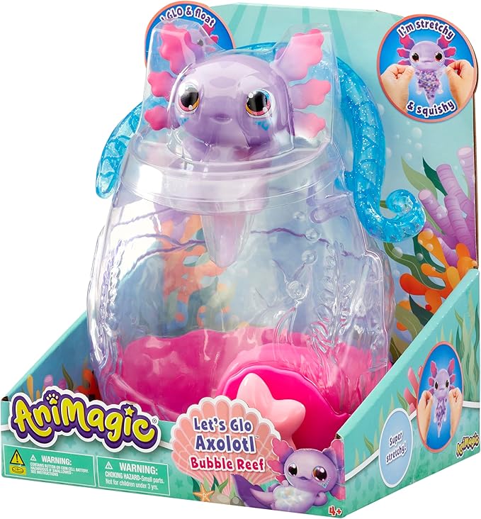 Buy Animagic Lets Glo Axolotl Bubble Reef Playset | Yallatoys.com