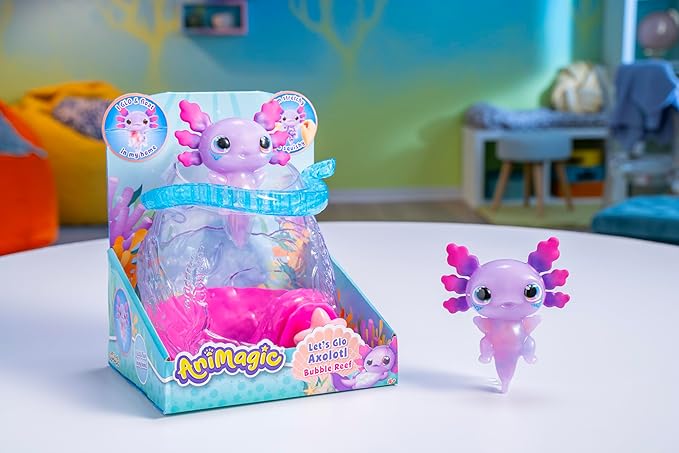 Buy Animagic Lets Glo Axolotl Bubble Reef Playset | Yallatoys.com