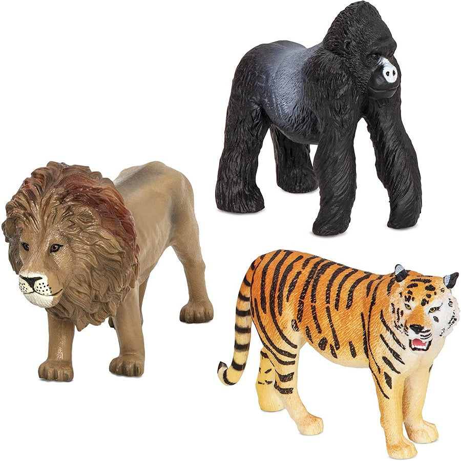 Buy Terra Jungle Animals Lion,Tiger & Gorilla | Yallatoys.com