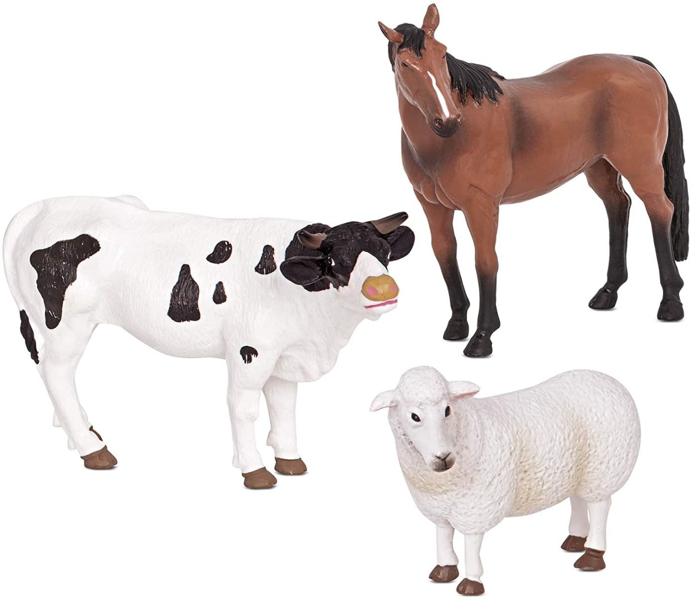 Buy Terra Farm Animals Sheep, Bull & Horse Farm Animal Toys | Yallatoys.com