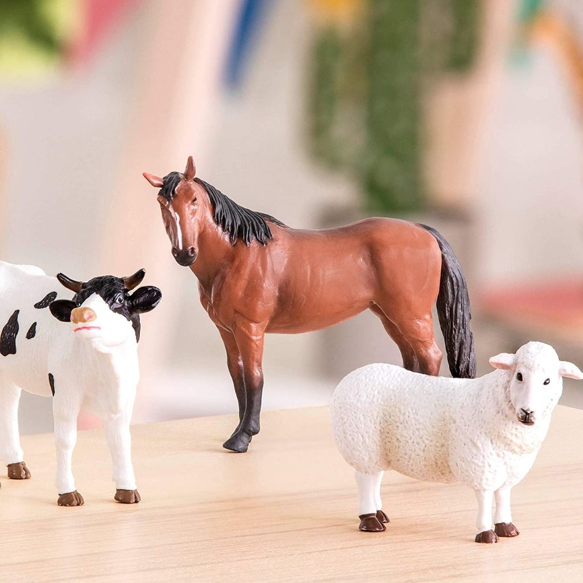 Buy Terra Farm Animals Sheep, Bull & Horse Farm Animal Toys | Yallatoys.com
