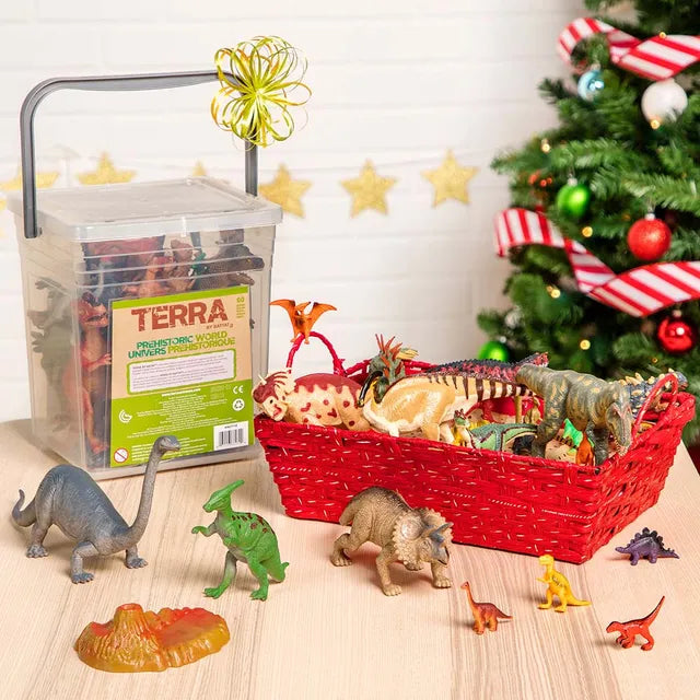Buy Terra Dinosaurs Playset 8 piecescs 6-11 CM | Yallatoys.com