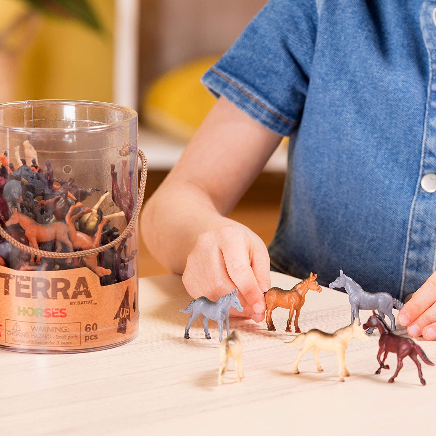 Buy Terra Horses In Tube | Yallatoys.com