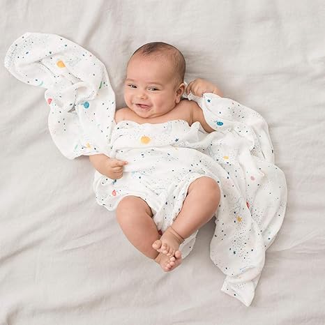 Aden + Anais Silky Soft Large Swaddles Stargaze 3pcs aden + anais Yallatoys