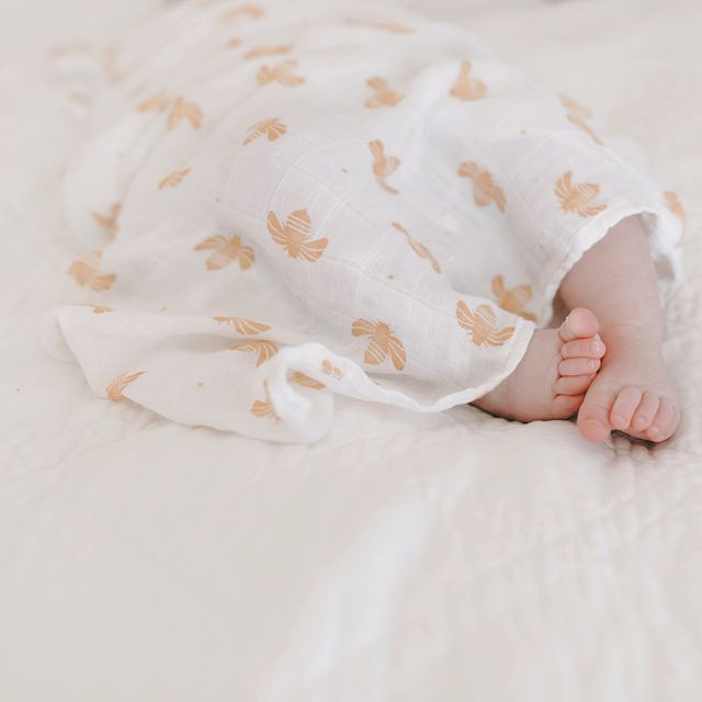 Aden + Anais Silky Soft Swaddles Golden Sun 3pcs aden + anais Yallatoys