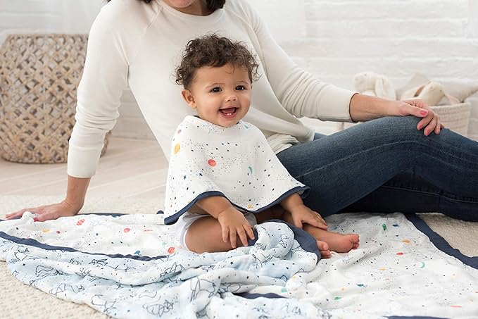 Aden + Anais Silky Soft Dream Blanket Stargaze aden + anais Yallatoys