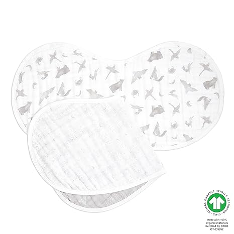 Aden + Anais Muslin Burpy Bib Map The Stars 2pcs aden + anais Yallatoys