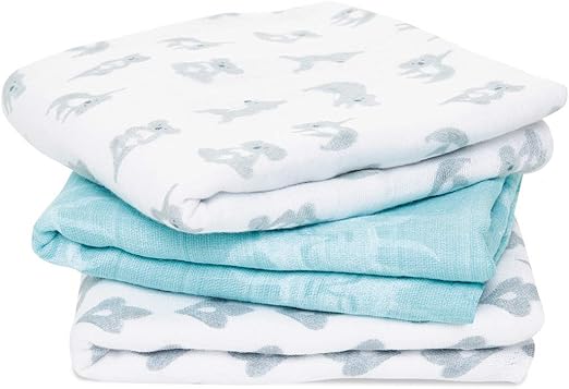 Aden + Anais Organic Cotton Muslin Squares Pack of 3 aden + anais Yallatoys