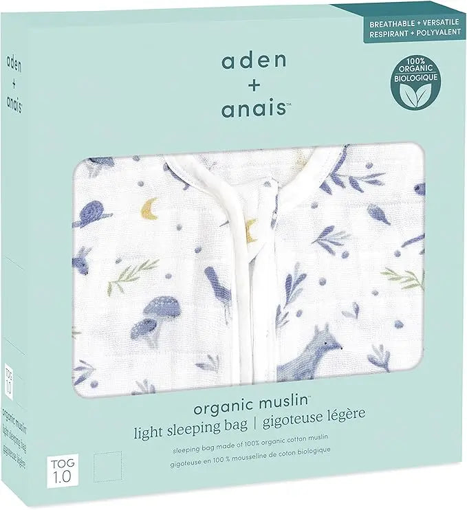 Aden + Anais Cotton 1.0 Tog Light Sleeping Bag Outdoors aden + anais Yallatoys