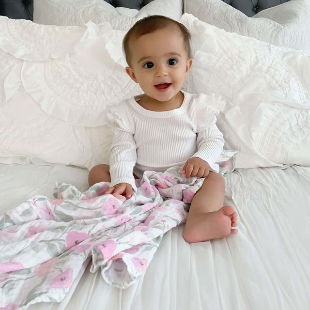 Aden + Anais Cotton Muslin Large Swaddles Ma Fleur 2pcs aden + anais Yallatoys