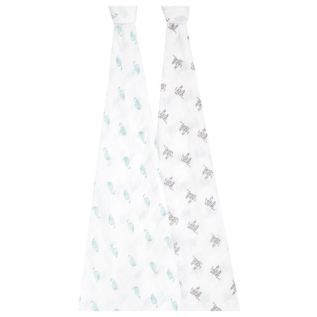 Aden + Anais Muslin Large Swaddles Animal Kingdom 2pcs aden + anais Yallatoys