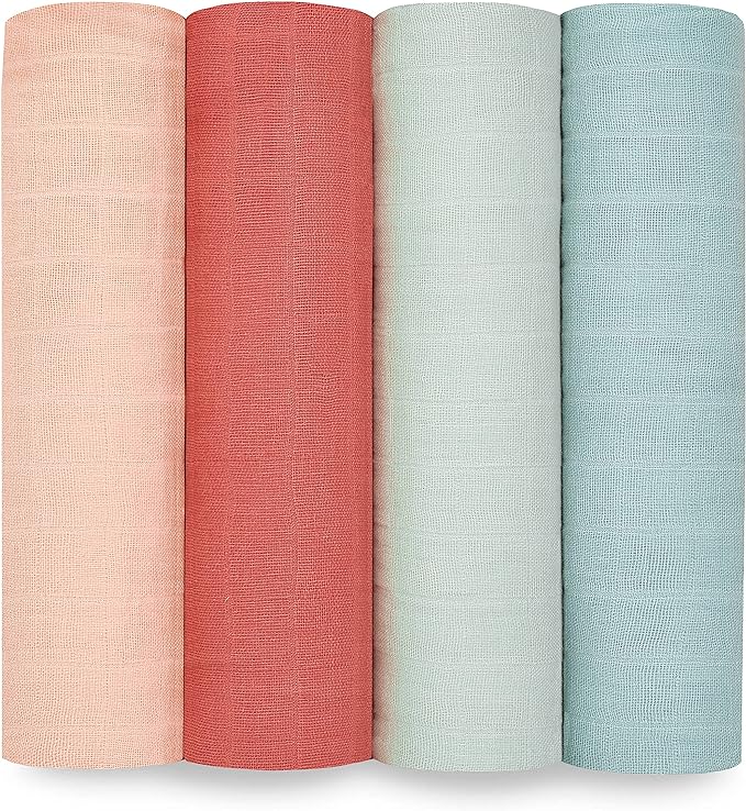 Aden + Anais Mother Earth Organic Cotton Swaddle Large 4pcs aden + anais Yallatoys