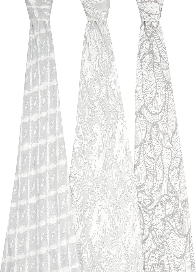 Aden + Anais Silky Large Swaddles Soft Culture Club 3pcs aden + anais Yallatoys