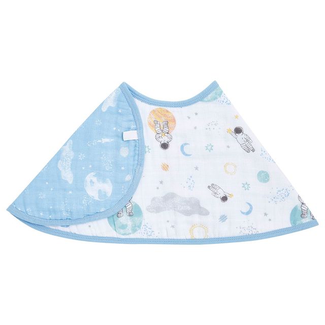 Aden + Anais Essentials Muslin Baby Burpy Bib Space Explorers aden + anais Yallatoys
