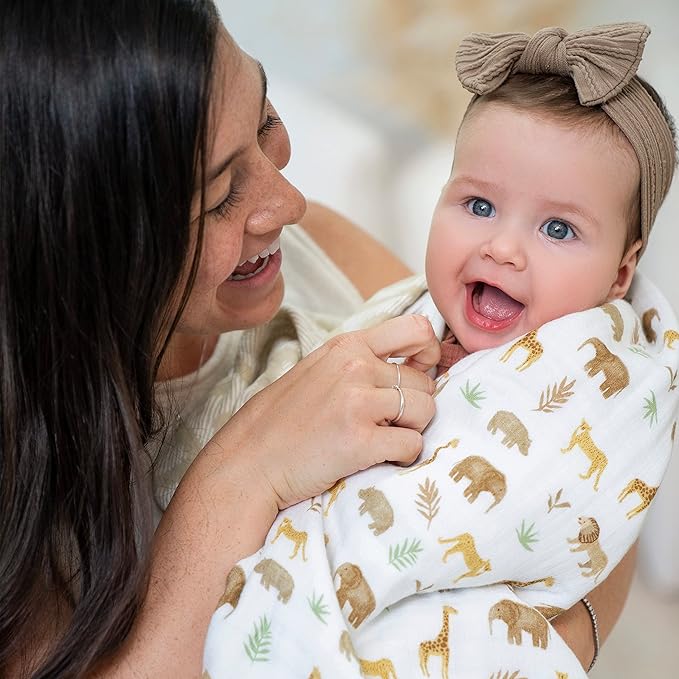 Aden + Anais Essentials Cotton Muslin Blanket Tanzania aden + anais Yallatoys
