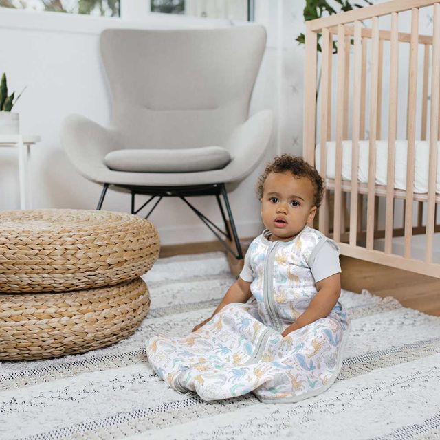 Aden + Anais Cotton 1.0 Tog Muslin Light Sleeping Bag Natural History 0-6m aden + anais Yallatoys