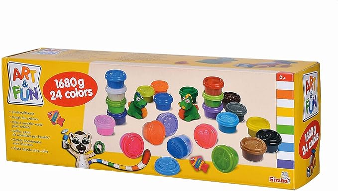 Buy Art & Fun 24 Dough Pots In 24 Colors | Yallatoys.com