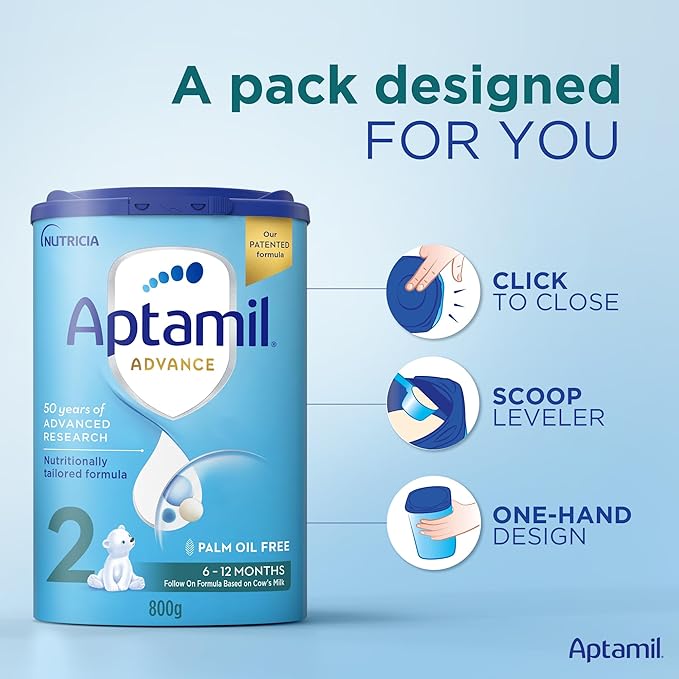 Aptamil Advance Infant Milk Formula 6-12 Months 800g Aptamil Yallatoys