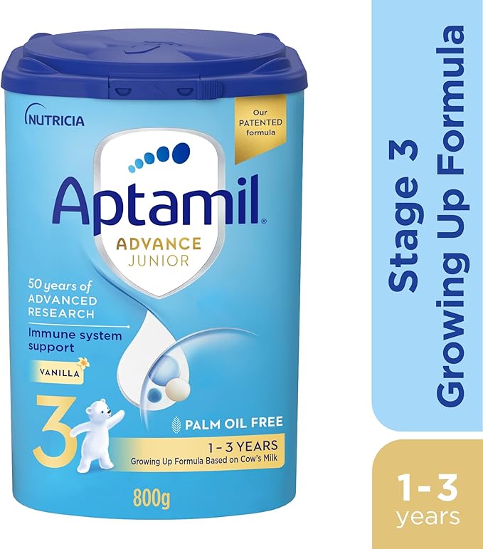 Aptamil Advance Junior 3 Nutri-Biotik Growing Up Formula Vanilla Flavour 1-3 Years 800g Aptamil Yallatoys