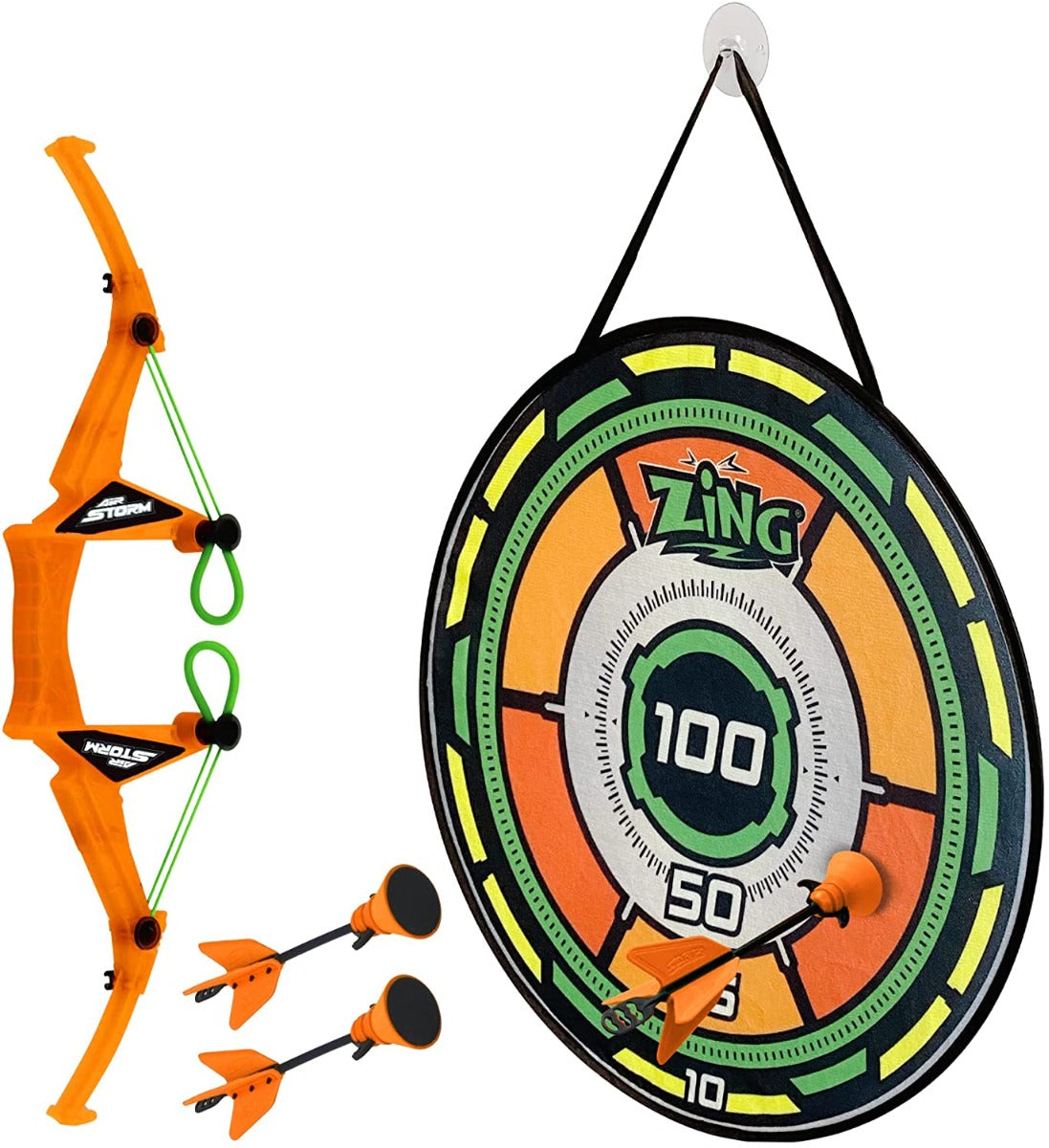 Buy Zing Air Storm Bullz Eye Bow and Target (Sold Separately Subject to Availability) | Yallatoys.com