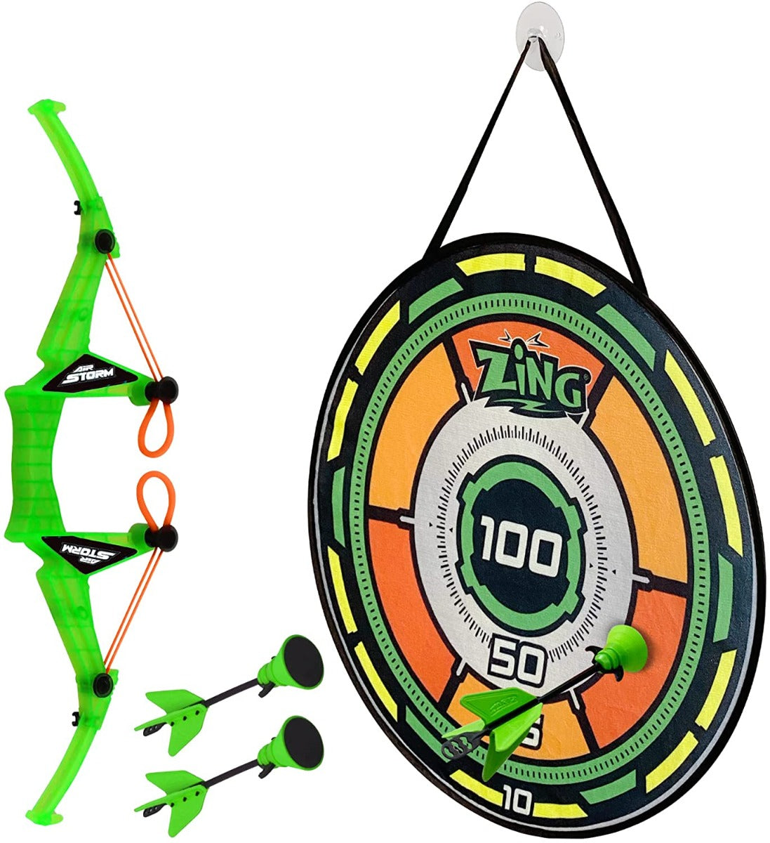 Buy Zing Air Storm Bullz Eye Bow and Target (Sold Separately Subject to Availability) | Yallatoys.com