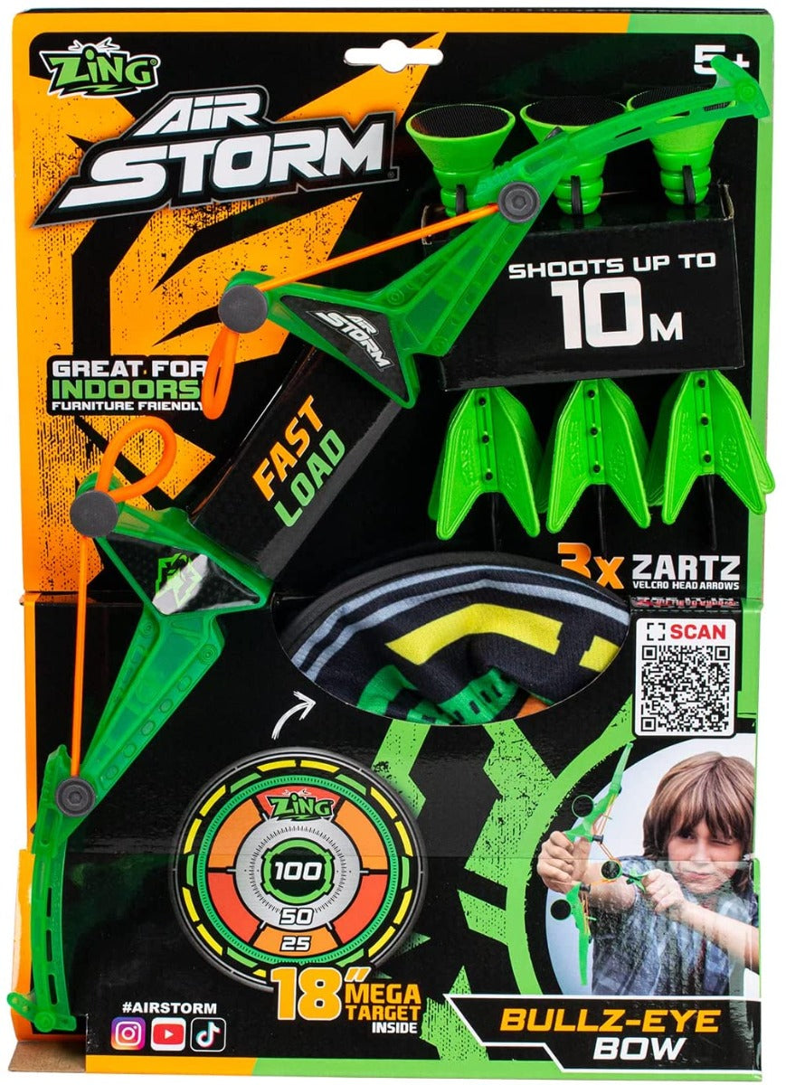 Buy Zing Air Storm Bullz Eye Bow and Target (Sold Separately Subject to Availability) | Yallatoys.com
