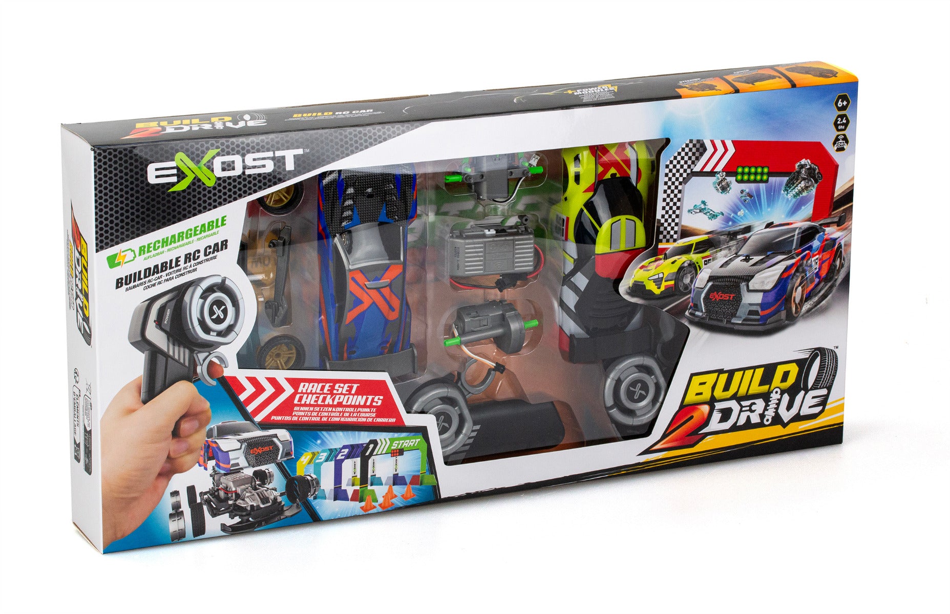 assembling race car set
