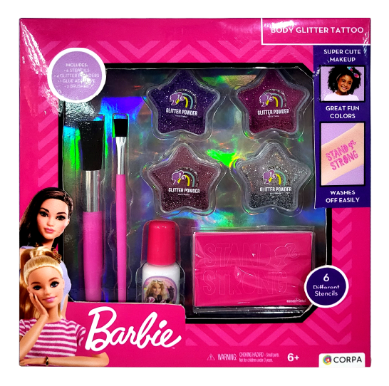 Buy Barbie Body Glitter Tattoo | Yallatoys.com