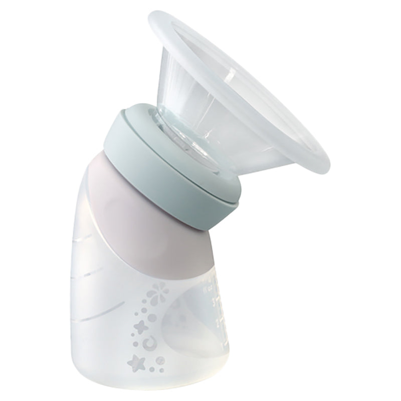 Marcus N Marcus  Silicone  Breast Pump And Angled Feeding Bottle Mint Marcus & Marcus Yallatoys